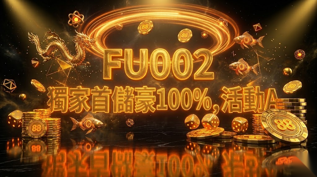 FU002 獨家首儲豪禮100%,活動A